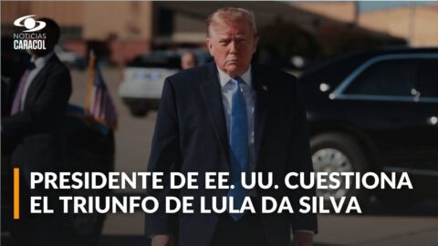 Trump califica de «amañadas» las elecciones de Brasil