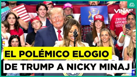 Trump comparte escenario con Nicki Minaj y un comentario sobre su cuerpo genera polémica