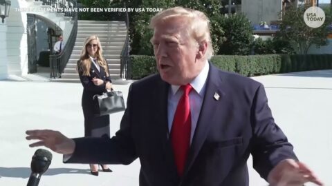 Trump muestra obras del salón de baile desde el helipuerto de la Casa Blanca