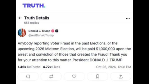 Trump ofrece un millón de dólares por pistas sobre fraude electoral