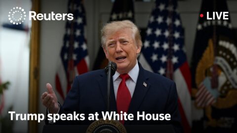 Trump participa en un almuerzo en la Casa Blanca