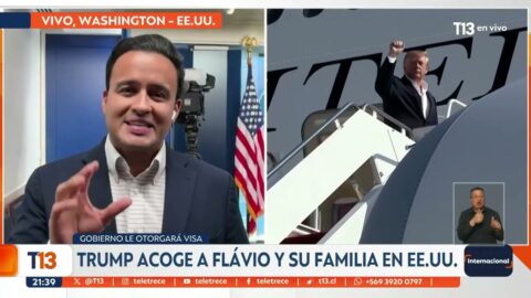 Trump recibe a Flávio Bolsonaro y su familia en Estados Unidos