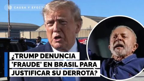Trump y una posible denuncia de fraude en Brasil