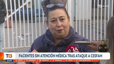 Turba destroza Cesfam en Puente Alto; pacientes sin atención