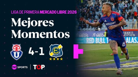 U. de Chile goleó 4-1 a Everton con triplete de Vargas