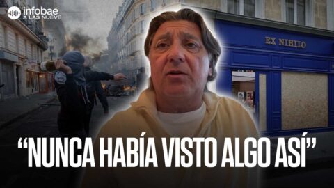 Un argentino con restaurante en París en medio de las protestas