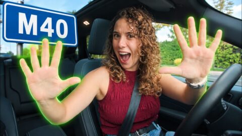 Un Ford con conducción asistida recorre la M40 de Madrid