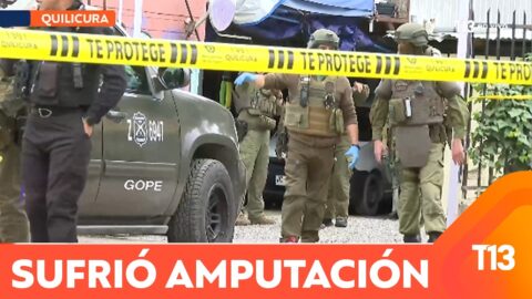 Un herido deja detonación de artefacto explosivo en Quilicura