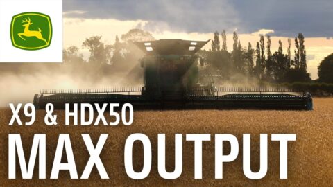 Un productor británico evalúa la cosechadora John Deere X9 1000