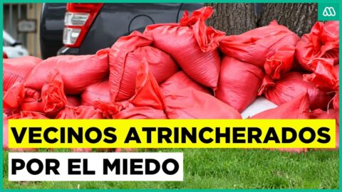 Vecinos de Apoquindo se preparan ante nuevos aluviones