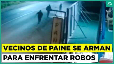 Vecinos de Paine se arman tras seguidilla de robos