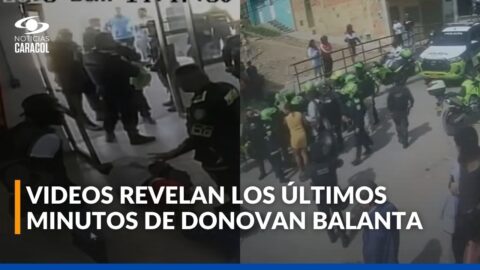 Videos inéditos muestran al detenido Donovan Balanta en estación de Cazucá