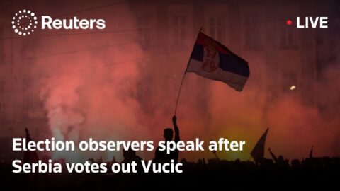 Vucic reconoce derrota electoral y Serbia sale a las calles