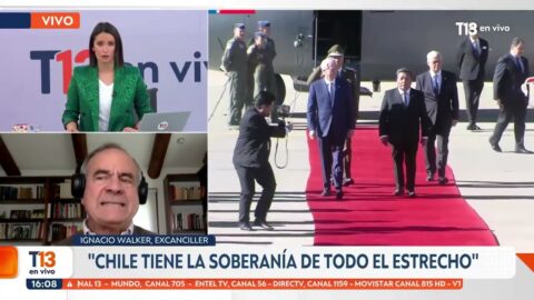 Walker afirma que Chile no tiene pendientes con Bolivia