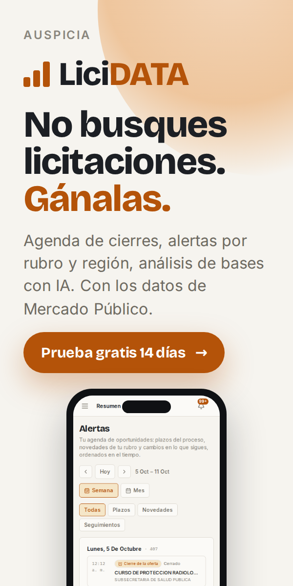 No busques licitaciones. Gánalas.
